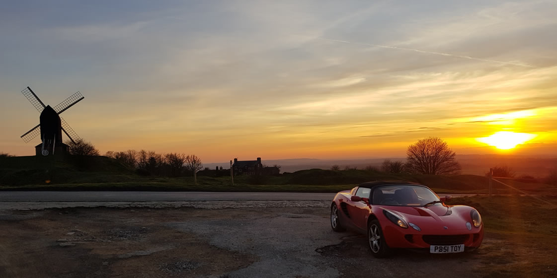 Lotus Elise, Brill Windmill, Buckinghamshire